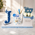Welcome Baby Flower & Cake Bundle
