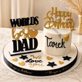 World's Best Dad & Cake