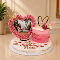 Picture Flower Heart & Cake