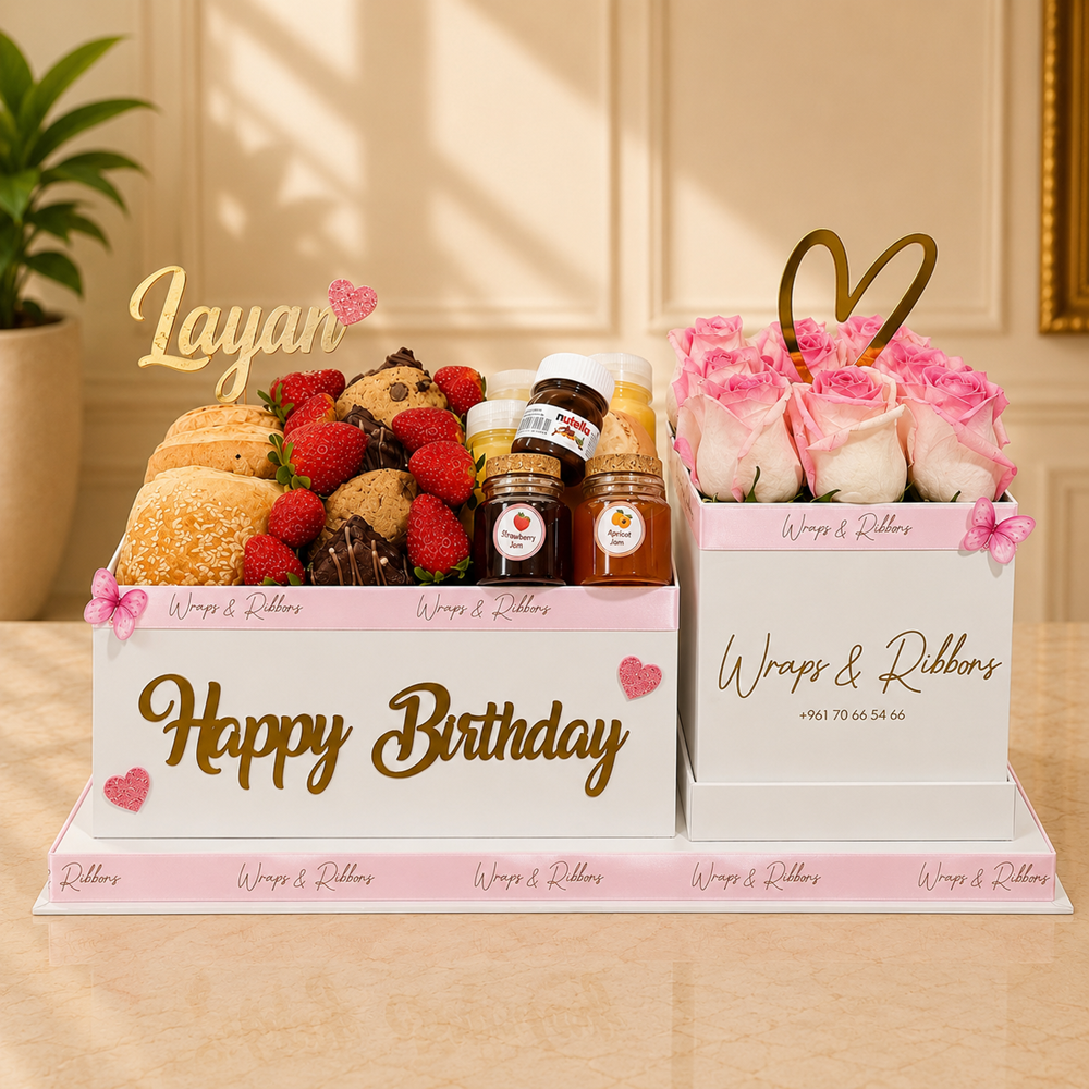 Small Breakfast Box & Flower Box