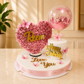 Flower Heart & Cake