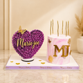 Flower Heart & Big Cake (10-15 Persons)