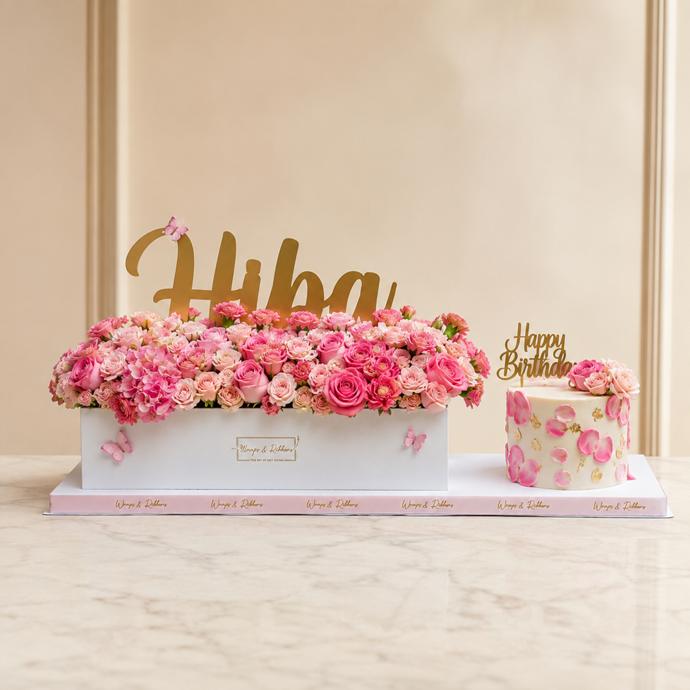 Flowers & Cake – Large