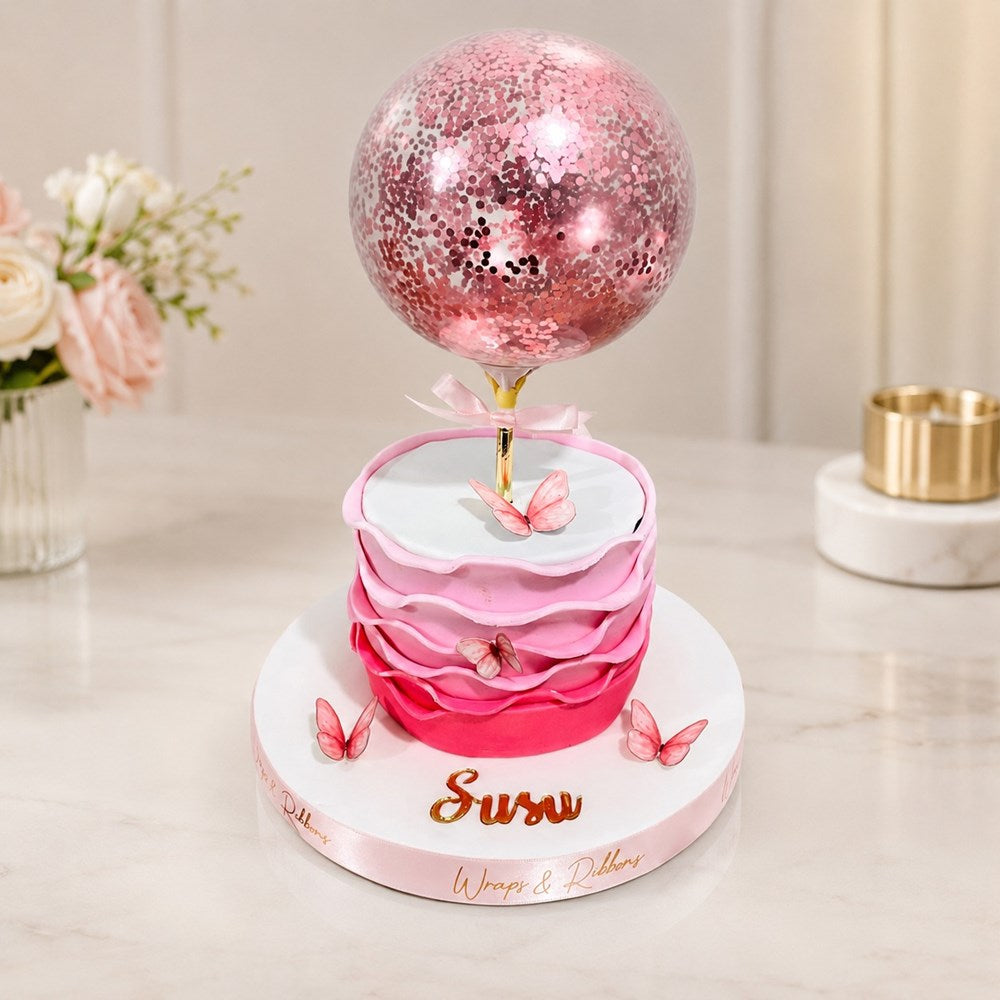 Small Ruffles Cake