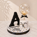 Flower Letter & Cake – For Him