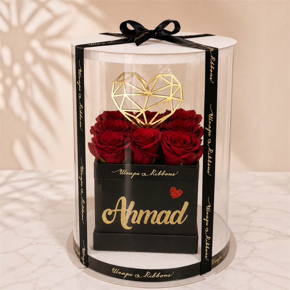 Roses Box Small – Black Box