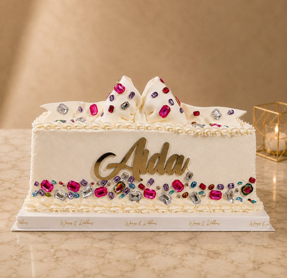 Rectangular Gems Cake