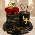 Mini Cake & Flowers Bundle – For Him