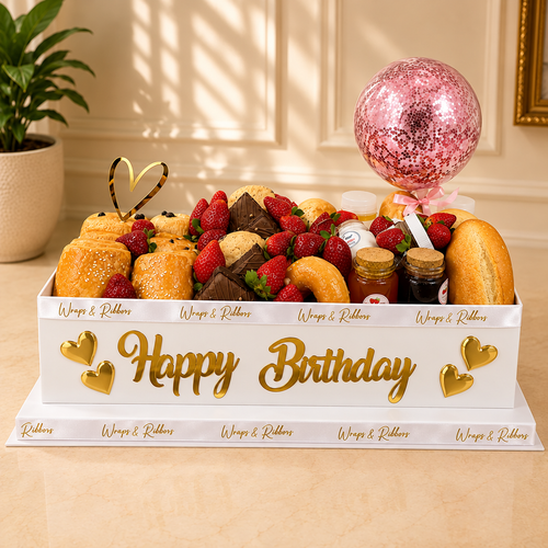 big breakfast box white box – White ribbon
