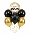Birthday Balloons Bundle – Black & Gold
