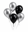 Black & Silver Balloons
