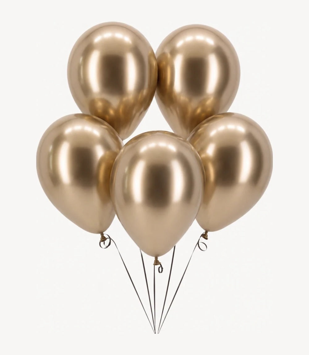 Gold Chrome Balloons